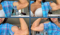 Mona Rips Her Sleeves!