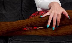 Thigh High Sock Removal and Foot Worship POV