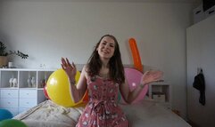 Saskia being a great birthday guest