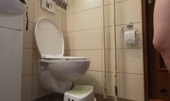 Hot Fatty while Diarrhea - Big breast, hard nipples and strong fartsreup