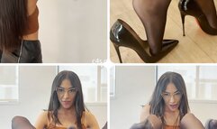 Caught Staring At Angry Bartender Feet Footjob HD