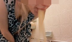 Girl vomiting
