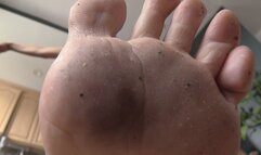 FILTHY FOOT SLUT - Foot Fetish, Dirty Feet, POV, Giantess, Foot Slave - WMV