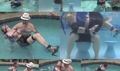 Tape bound in the pool and made to cum (MP4 SD 3500kbps)