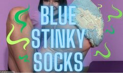 Blue Stinky Socks