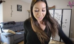 Jen's ballbusting session POV- 4k