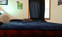 Bad girl in Leather shorts gets spanked otk and with belt