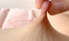 He Playing Hard with My Nipples at Morning in Bed