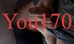 The guy showed his big dick and how he cums, pleasure for you and hot sperm in the palm of your hand