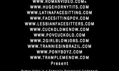 Addie Juniper in hot wife creampie eating sex and strapon chastity tease fucking lover while you watch and humiliating your small penis strapon SPH findom facesitting 23263