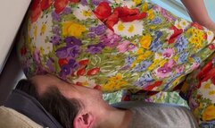 Goddess Ana: Hard Facesit In Flowery Jumpsuit