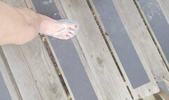 sunrise gardening in flip flops