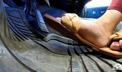 PTP 1355 (Feet View 1) – Vivian Ireene Pierce in “Can’t Get the Car Started Sweetie”