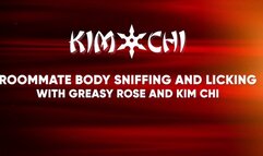 Roommate Body Sniffing and Licking