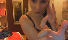 Humiliated and mocked for your mini cock - Re-edited video in 720HD