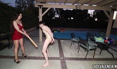 Baseball Bat Ballbusting
