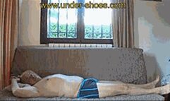 Miss Ambre extreme flat sandals destruction (HARD VIDEO)