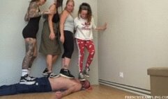 2244 Sneakers trampling with Noemie Lysa Jina Ozzora