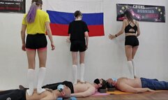 Warm-up trampling & jumping in socks (extract from 60th contest)