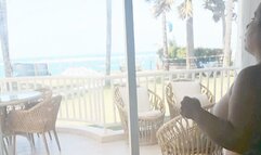 Quick Nude Walk At The Beach Hotel