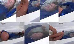 Presley Leotard in Water Combo HD