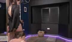 A simple shibari smothering