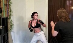 Sparring with Irene (Ft Irene Silver) - WMV