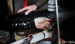 Time for milking and draining our chastity slut - [720p]