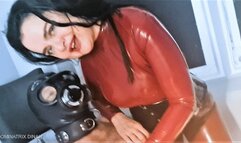 This kinky slave is obligated to cum