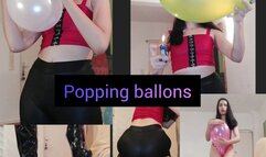 Evil seductrix destroys your balloons