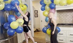 Galas Looner and Jasmin Jai Balloon Decor Kitchen Pop