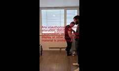 Kicks N knees in red tight undies