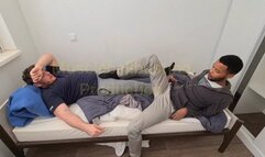 Footjob time with Nathan