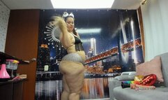 Kristen Hill Dance, Seduction and Anal Dildo in Doggy