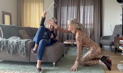 Playing with a very cute kitty cat, Playing with toy, Petting, Caressing, Small punishment, Drinking milk