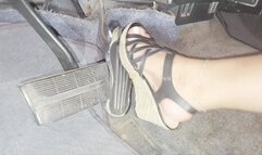 Driving To The Party In Wedges