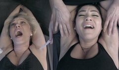 PIT TICKLING - Goddess Dee, Sahrye, armpits, upperbody Tickling, Tickling - MP4