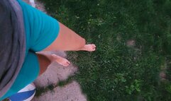 Barefoot Walk in the Garden