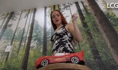 Marisa Crushes Lightning McQueen