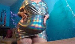 Silver Holo Minidress MILF