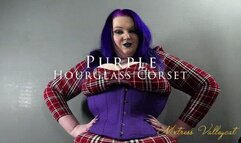 Purple Hourglass Corset