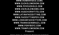 Chloe Addison in hot wife creampie eating sex and strapon chastity tease fucking lover while you watch and humiliating your small penis strapon SPH findom facesitting 16263365