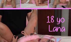 18 yo Teen Gamer Lana Gets Creampied 4K