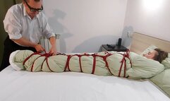 Sofi_Bondage in hotel_Red jute ropes_Gelen_Tel_Part 3