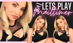 Lets Play Mailtimer (Blackmail Fantasy) 1080MP4 - Blonde Femdomme plays an interactive game with you using the mailtimer and wants to know all your personal embarassing secrets