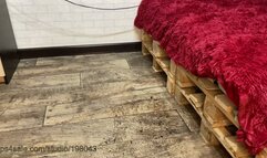 Slave's eating nasty mud from My shoe soles