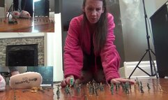 Giant Riley Destroys Sons Toys!