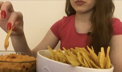 ASMR Mukbang-Cripsy Nachos Eating
