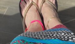 Fun 5 minute foot flirting video while waiting for my Spa Appointment