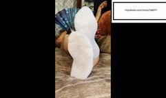 Delicious Birthday Socks and bare feet with some joi